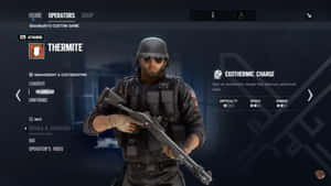 Intense Action With Thermite In Rainbow Six Siege Wallpaper