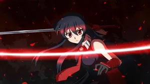 Intense Akame Ga Kill 4k Wallpaper Wallpaper