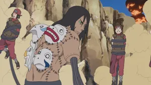 Intense Akatsuki Kakuzu Ready For Battle In High-quality Wallpaper Wallpaper