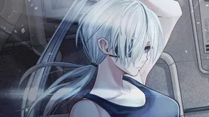 Intense Anime Action With Chainsaw Man Quanxi Wallpaper