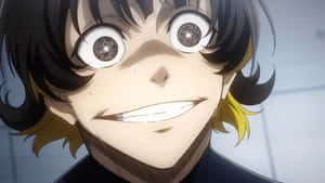 Intense Anime Character Expression Wallpaper