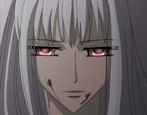 Intense Anime Character Gaze Wallpaper