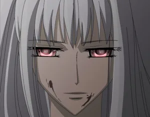 Intense Anime Character Gaze Wallpaper