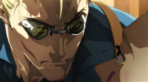 Intense Anime Character Glare Wallpaper