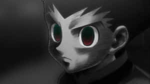 Intense_ Anime_ Character_ Glare Wallpaper