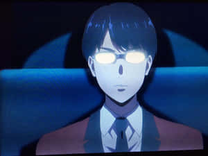 Intense Anime Character Glowing Eyes Wallpaper