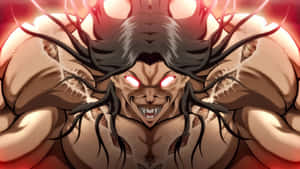 Intense_ Anime_ Character_ Glowing_ Eyes Wallpaper