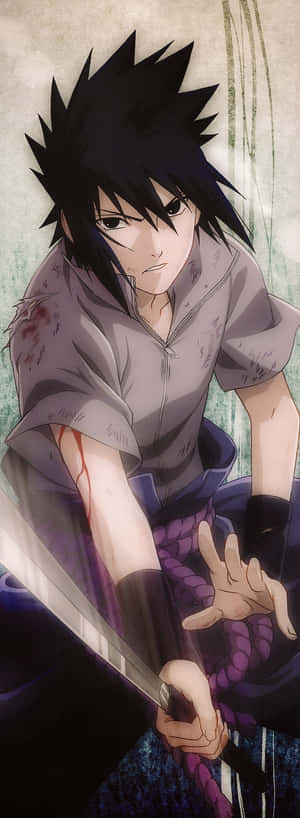 Intense Anime Character Sasuke Wallpaper