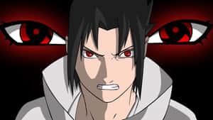 Intense_ Anime_ Character_ Sharingan_ Activation Wallpaper