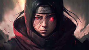 Intense_ Anime_ Character_with_ Sharingan_ Eyes Wallpaper