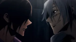 Intense Anime Confrontation Wallpaper