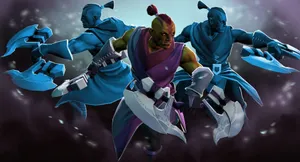 Intense Anti-mage Action In High-resolution Wallpaper Wallpaper