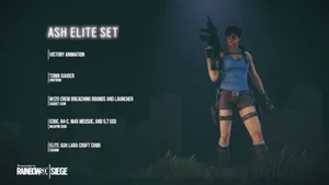 Intense Ash Gameplay In Rainbow Six Siege Wallpaper