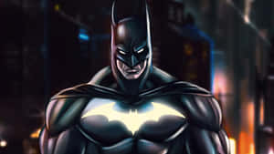 Intense Batman Night Vigilance Wallpaper