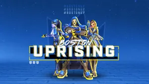 Intense Battle At Overwatch League Event Wallpaper