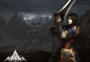 Intense Battle In The Sci-fi Online Game Wallpaper