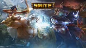 Intense Battle In The World Of Moba Games Wallpaper