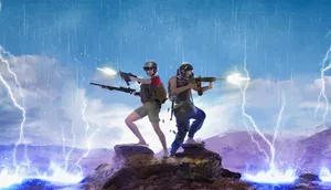 Intense Battle - Pubg Team Pointing Guns Wallpaper