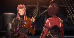 Intense Battle Scene Featuring Biba Amatori Wallpaper