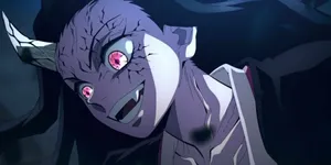 Intense Battle Scene From Demon Slayer Wallpaper