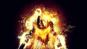 Intense Battle With Halo's Arbiter Wallpaper