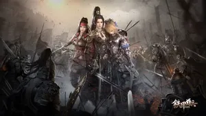 Intense Battlefield Action In Blood Of Steel Wallpaper