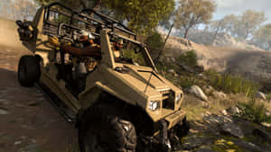 Intense Battlefield Action With Call Of Duty Vehicles Wallpaper