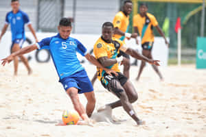 Intense_ Beach_ Soccer_ Match_ Action.jpg Wallpaper