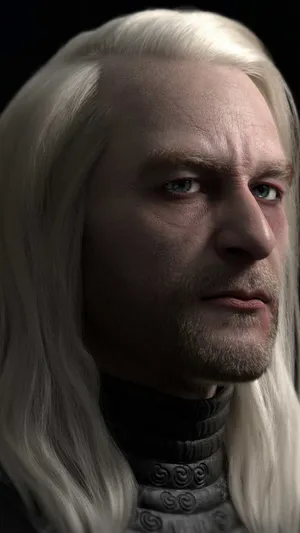 Intense Blonde Man Portrait Wallpaper