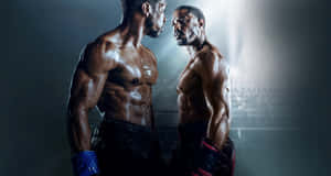 Intense_ Boxing_ Faceoff Wallpaper