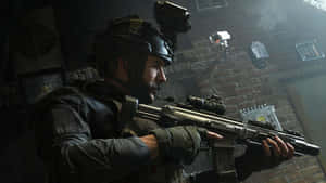Intense Call Of Duty Action In First-person Shooter Mode Wallpaper
