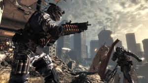 Intense Call Of Duty Action In High-quality Wallpaper Wallpaper