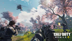 Intense Call Of Duty Action Scene Wallpaper