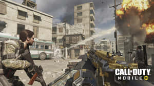 Intense Call Of Duty Battle Action In High Definition Wallpaper