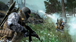 Intense Call Of Duty First-person Shooter Action Wallpaper