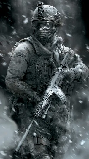 Intense Call Of Duty Gameplay In Action Wallpaper