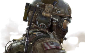 Intense Call Of Duty Soldiers In Battle Wallpaper