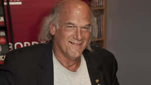 Intense Close-up Shot Of Jesse Ventura Wallpaper