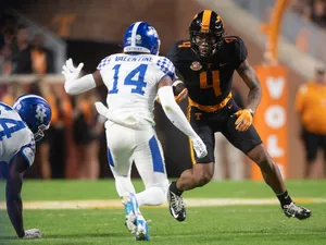 Intense College Football Matchup Wallpaper