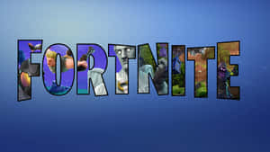 Intense Cool Fortnite Logo Wallpaper