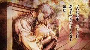 Intense Diego Brando Anime Artwork Wallpaper