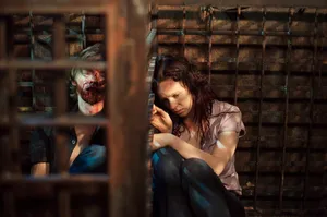 Intense Distressin Dark Setting Wallpaper