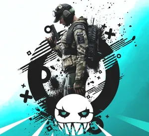 Intense Ela R6 Operator In Action On Rainbow Six Siege Wallpaper
