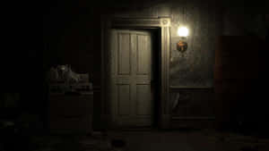 Intense Encounter In Resident Evil 7 Wallpaper