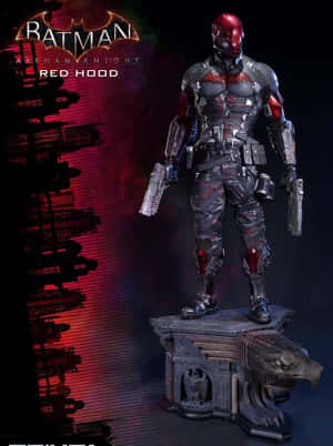 Intense Face-off Between Batman And The Red Hood In Batman: Under The Red Hood Wallpaper