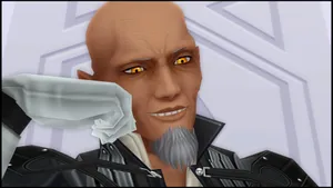 Intense Face-off Between Xehanort And Sora In Kingdom Hearts Wallpaper