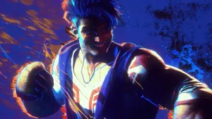 Intense Fighter Readyfor Battle Wallpaper