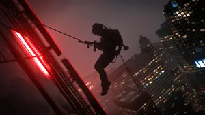 Intense First-person Shooter Action Wallpaper