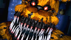 Intense Fnaf Jumpscare Moment In High Definition Wallpaper