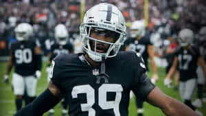 Intense Football Player Number39 Wallpaper